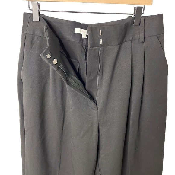 Favorite Daughter The Favorite Pant Black Size 12 High Waist Wide Leg FEWOPP8505 - Picture 4 of 10